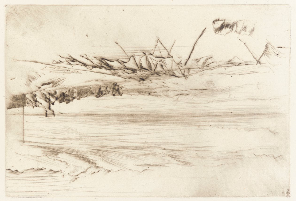The Beach, Hastings by James Abbott McNeill Whistler