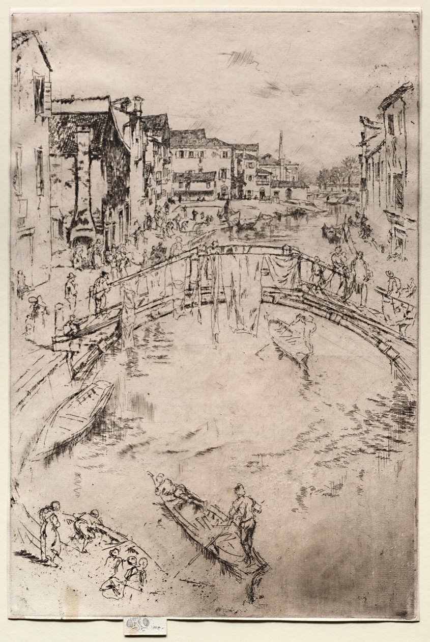 The Bridge, 1886 by James Abbott McNeill Whistler