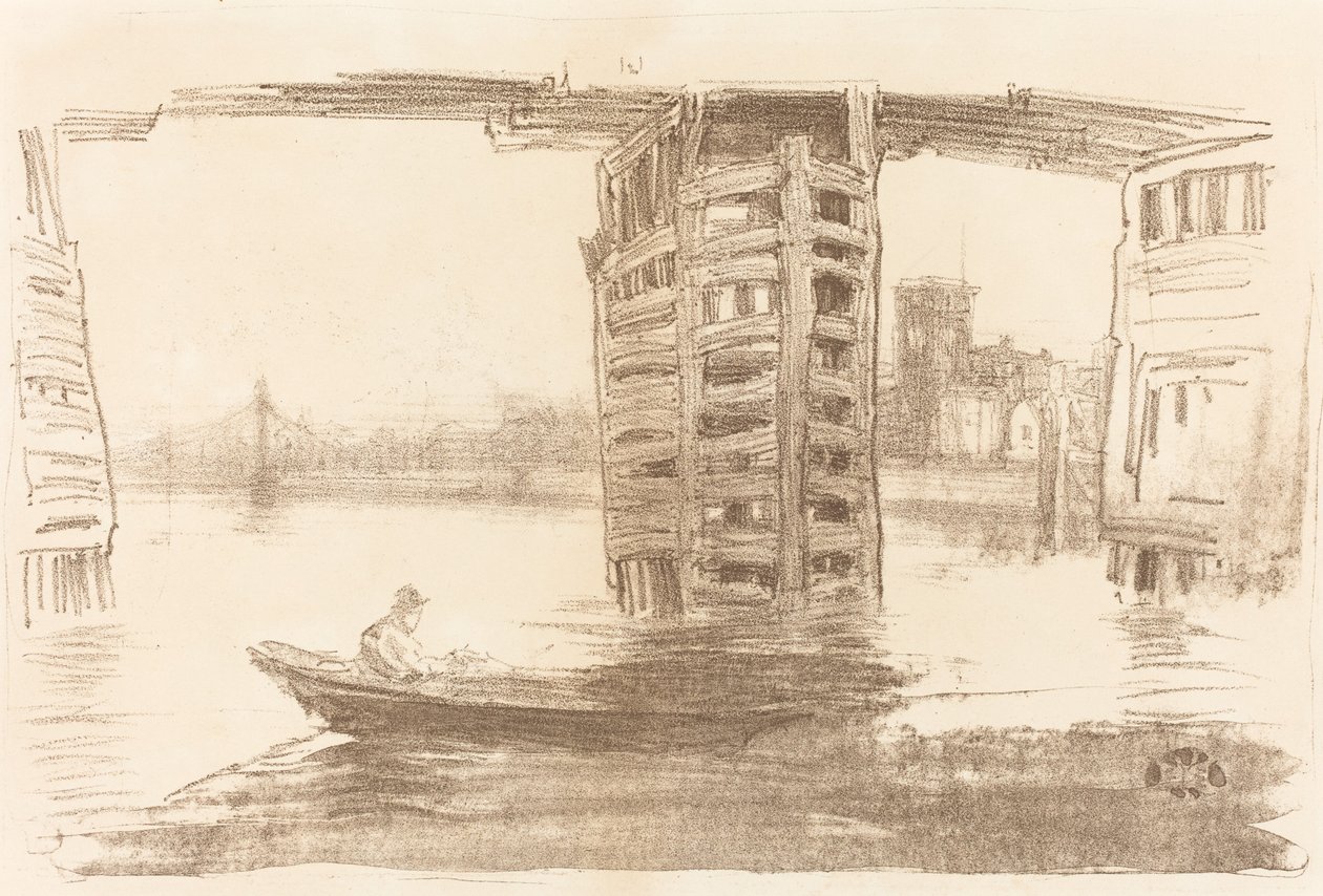 The Broad Bridge, 1878 by James Abbott McNeill Whistler