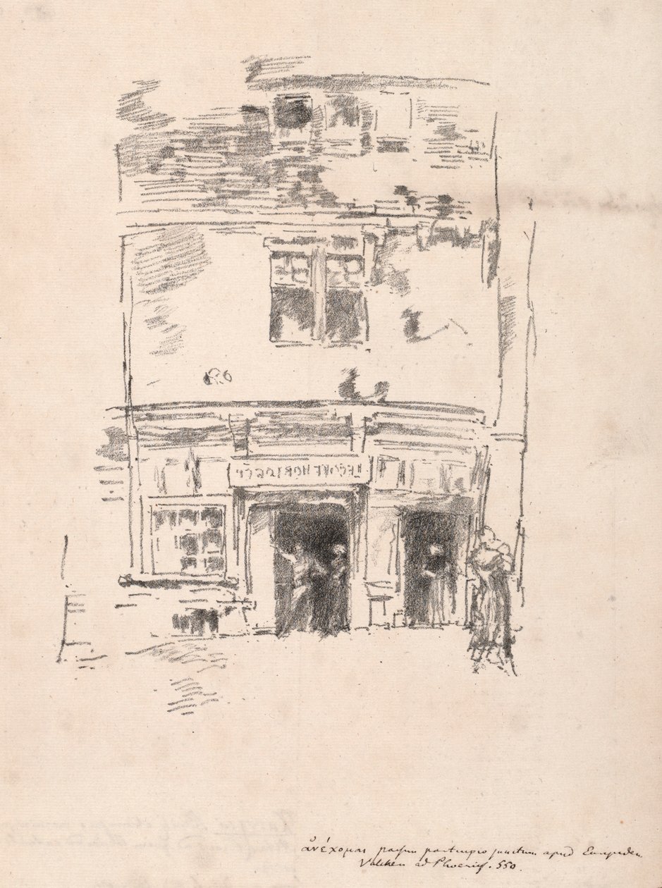 The Clockmakers, Paimpol by James Abbott McNeill Whistler