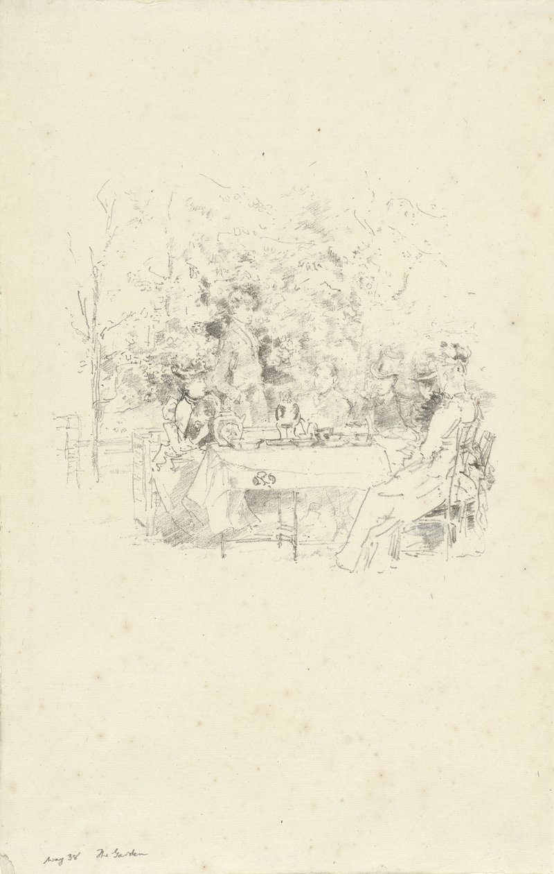 The Garden by James Abbott McNeill Whistler