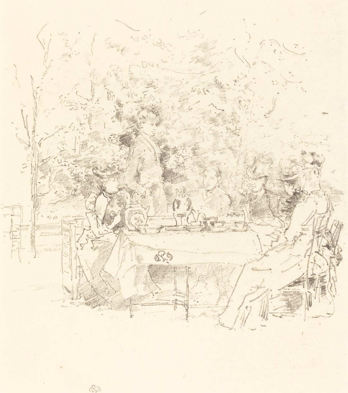 The Garden by James Abbott McNeill Whistler