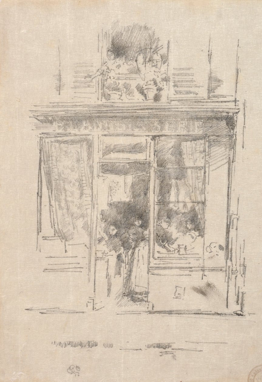The Laundress - La Blanchisseuse de la Place Dauphine, 1894 by James Abbott McNeill Whistler
