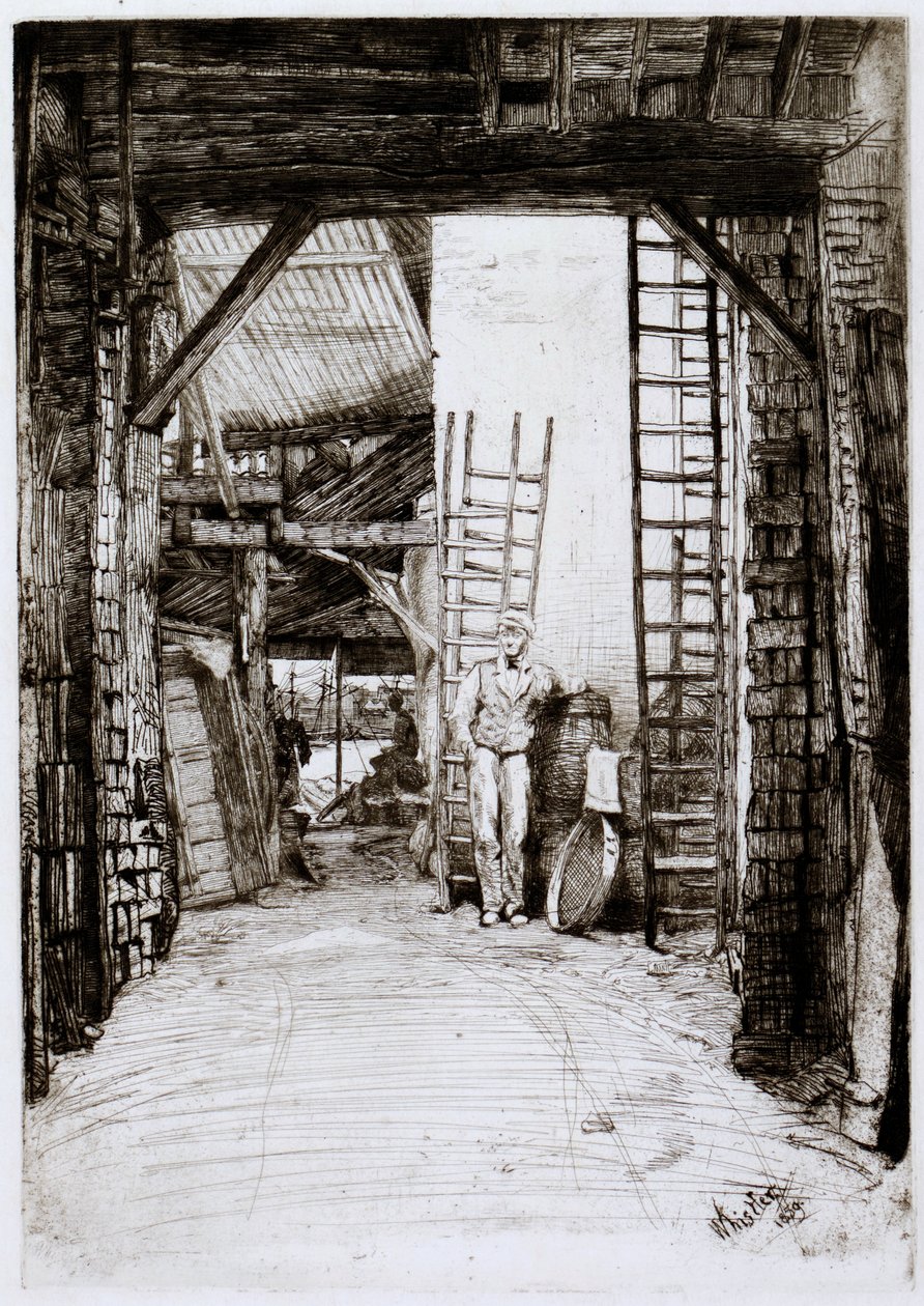 The Lime Burner by James Abbott McNeill Whistler