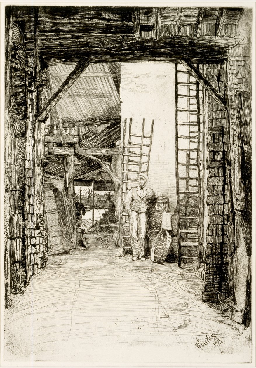 The Lime Burner, 1859 by James Abbott McNeill Whistler
