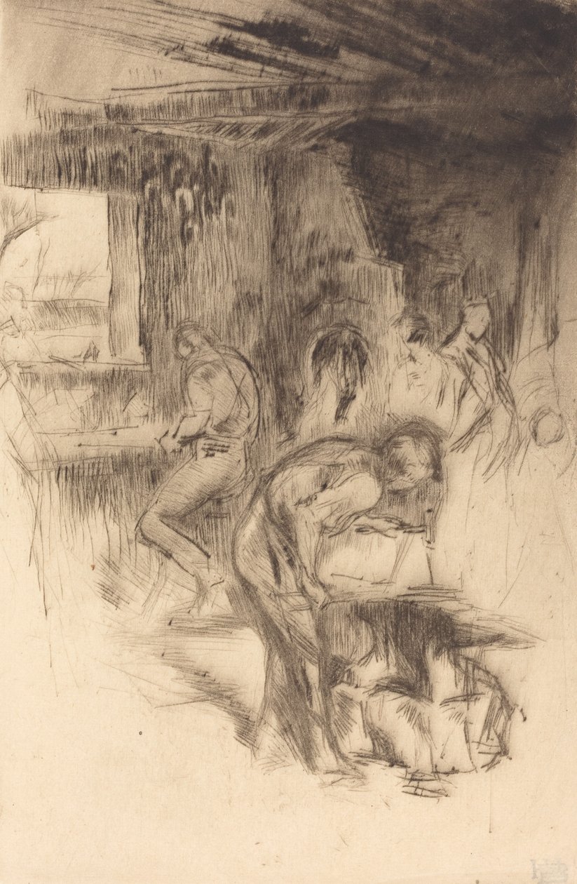 The Little Forge, 1875 by James Abbott McNeill Whistler
