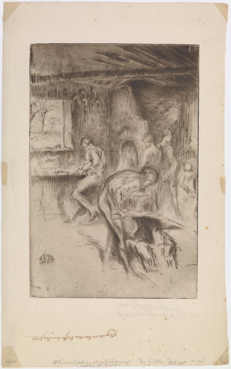 The Little Forge, Liverpool by James Abbott McNeill Whistler