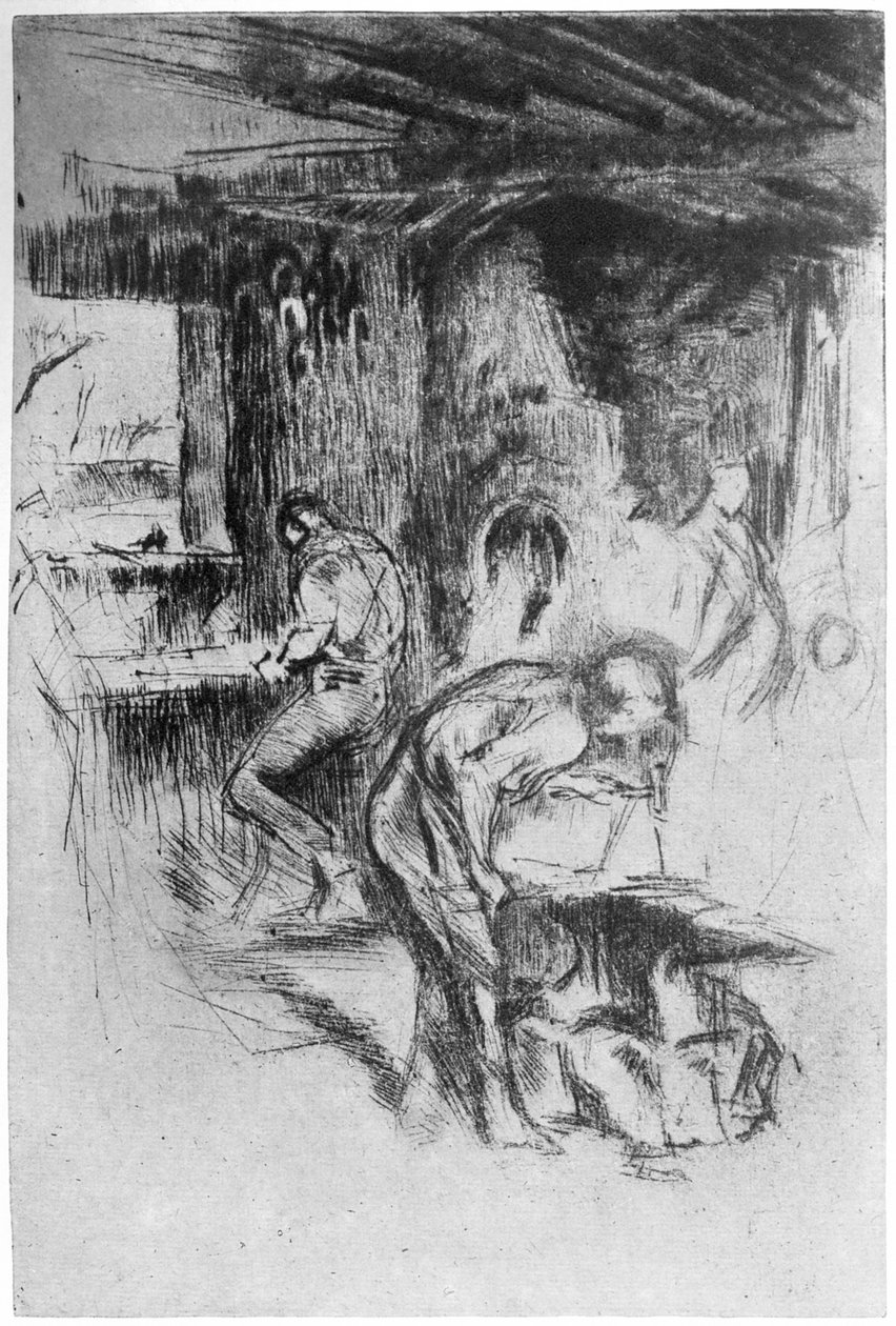 The Little Forge by James Abbott McNeill Whistler