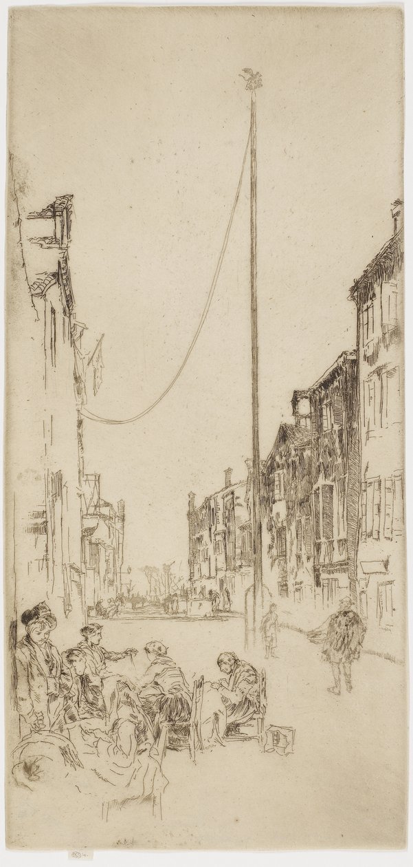 The Mast by James Abbott McNeill Whistler