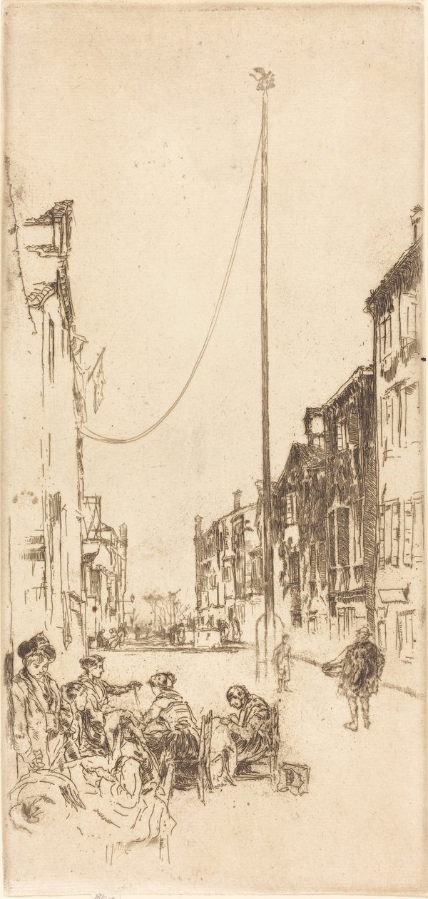 The Mast, 1879-1880 by James Abbott McNeill Whistler