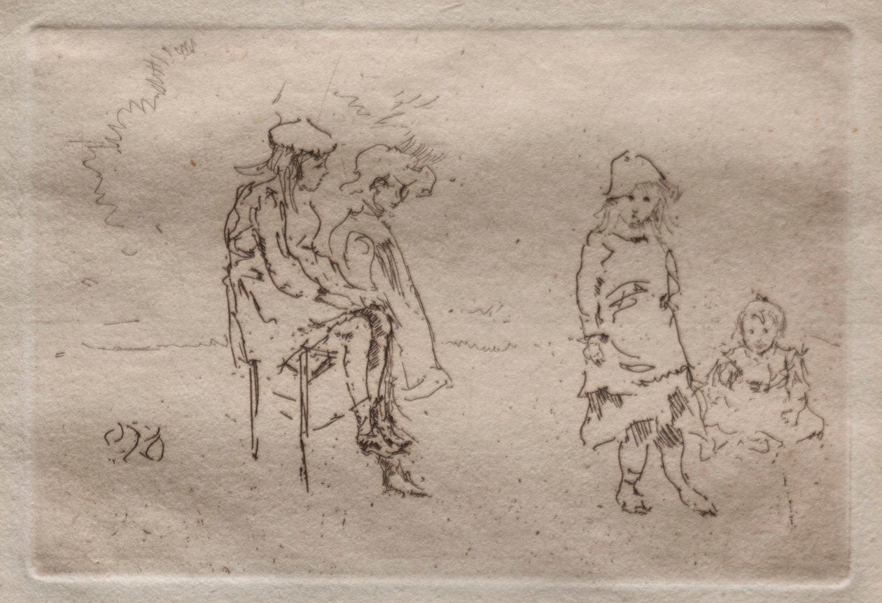 The Menpes Children by James Abbott McNeill Whistler