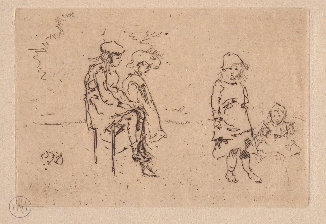 The Menpes Children by James Abbott McNeill Whistler