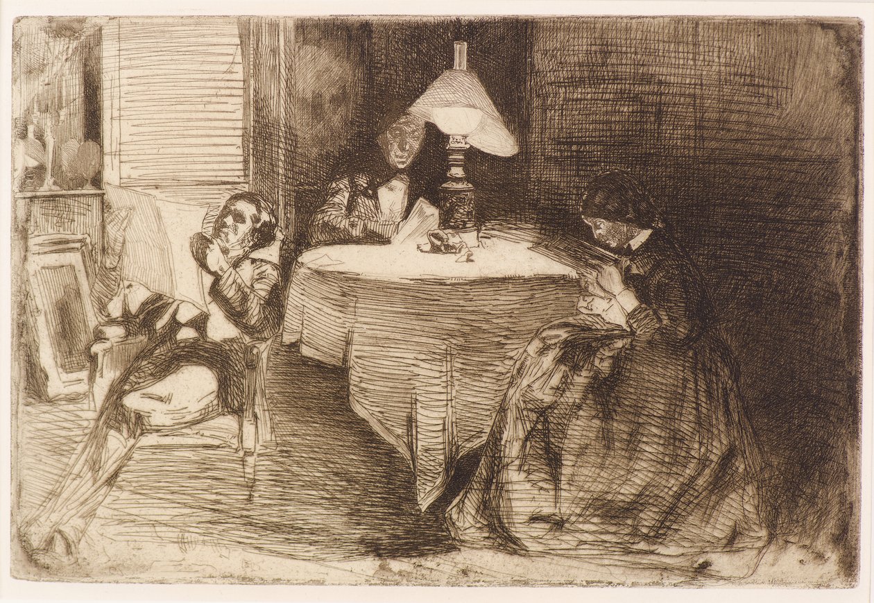 The Music Room by James Abbott McNeill Whistler
