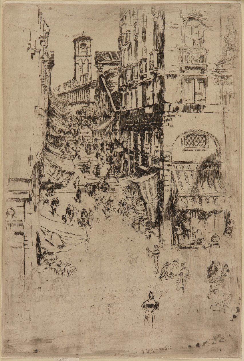 The Rialto by James Abbott McNeill Whistler