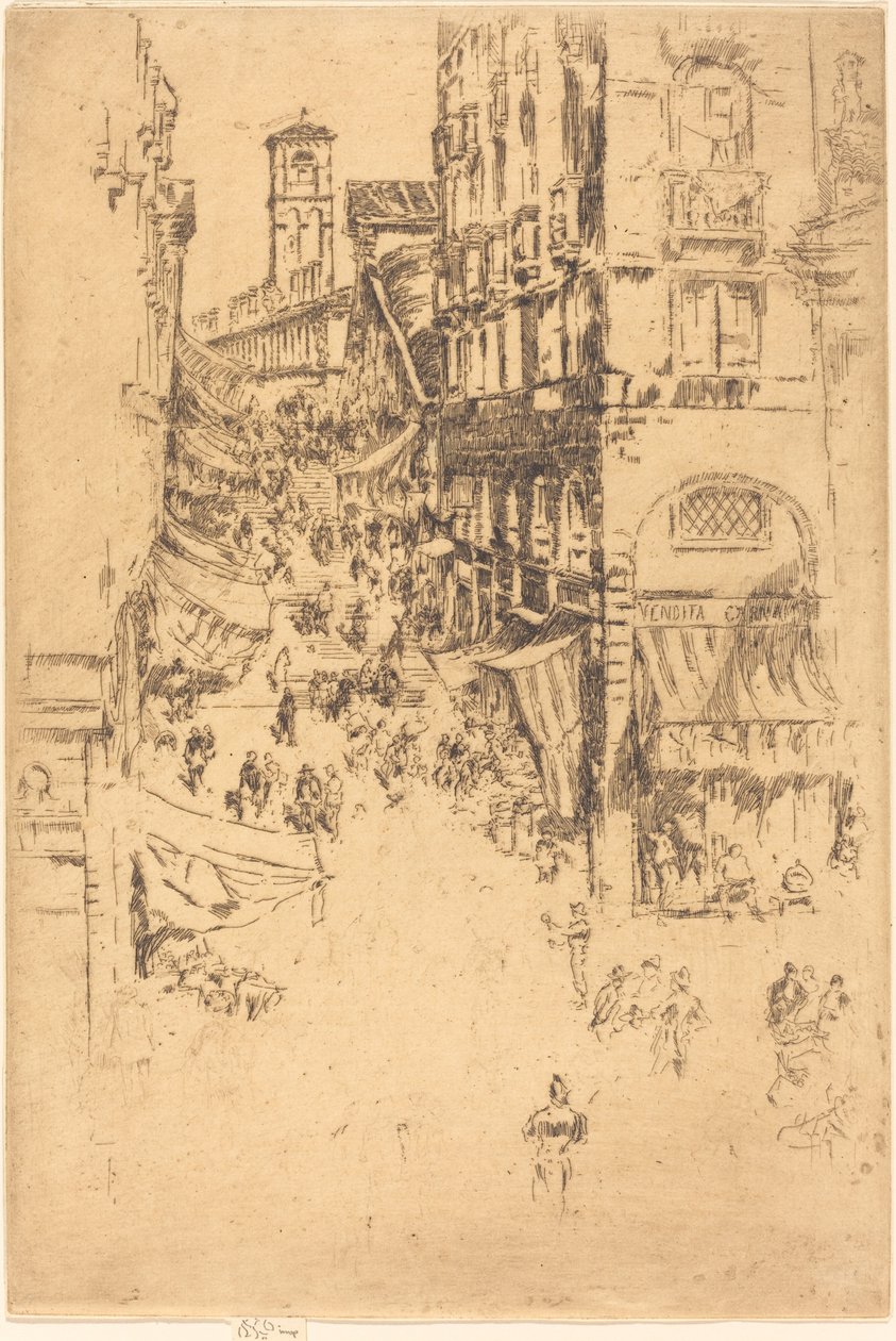 The Rialto, 1880 by James Abbott McNeill Whistler