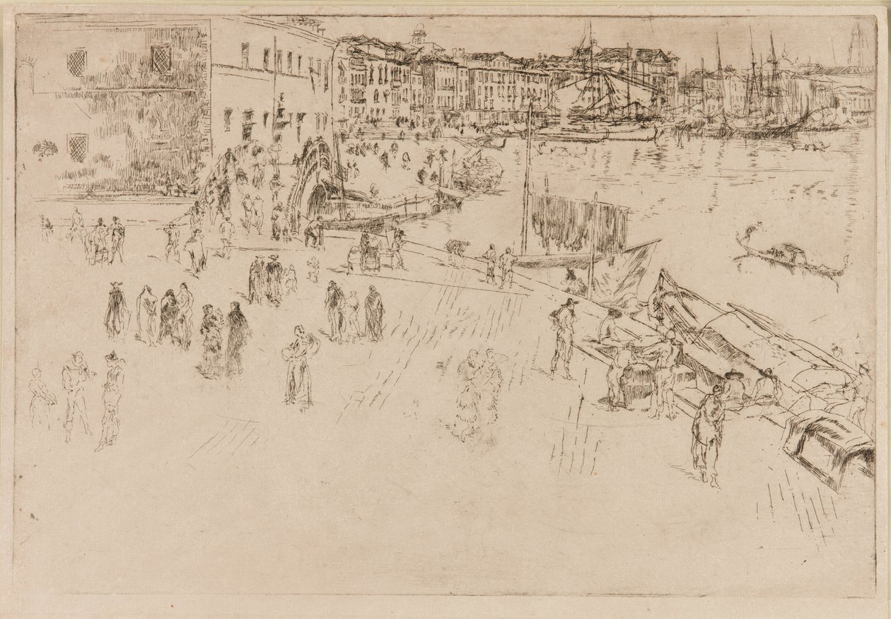 The Riva by James Abbott McNeill Whistler