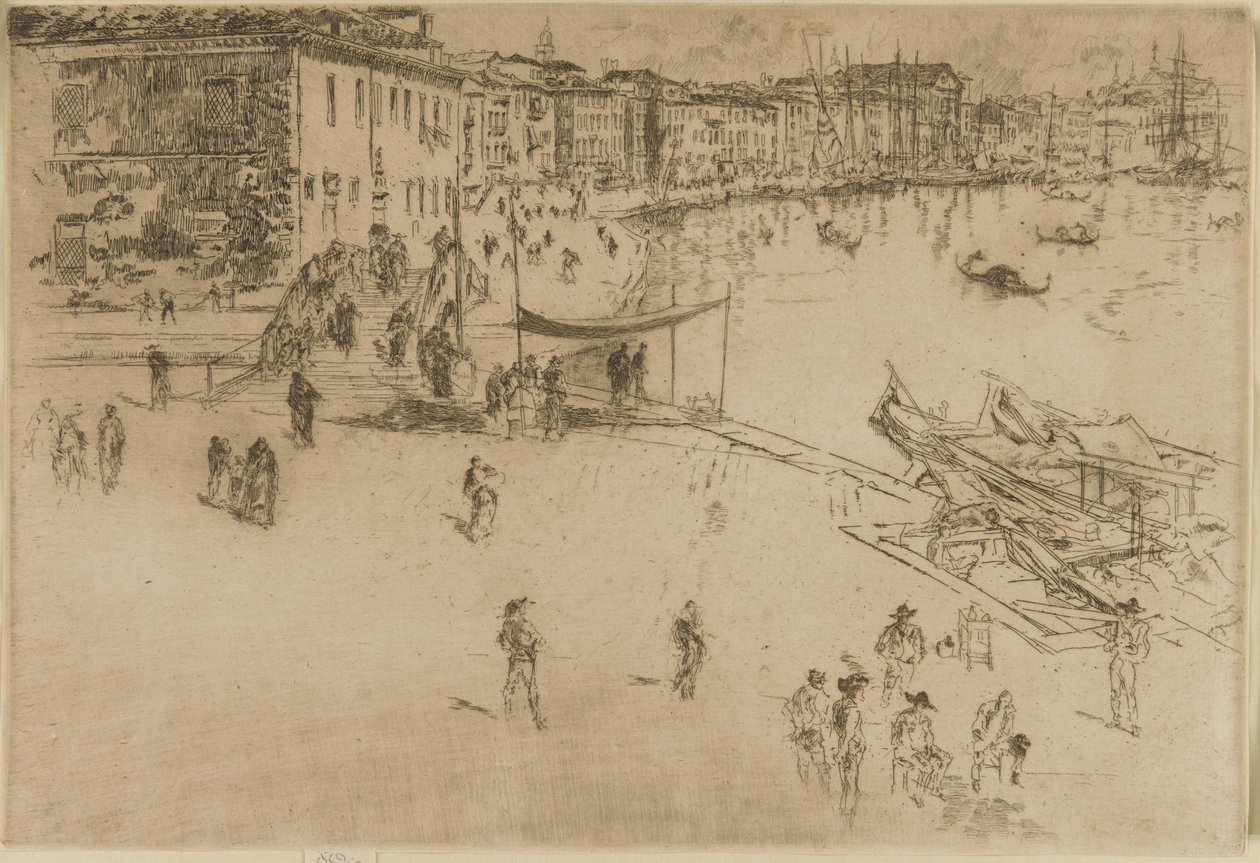 The Riva, No. 2 by James Abbott McNeill Whistler