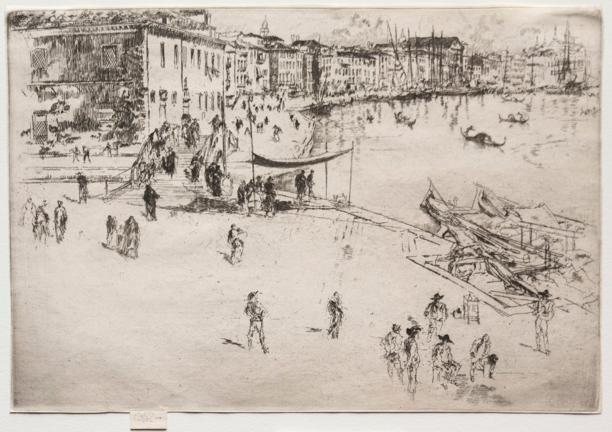 The Riva, No. 2, 1886 by James Abbott McNeill Whistler