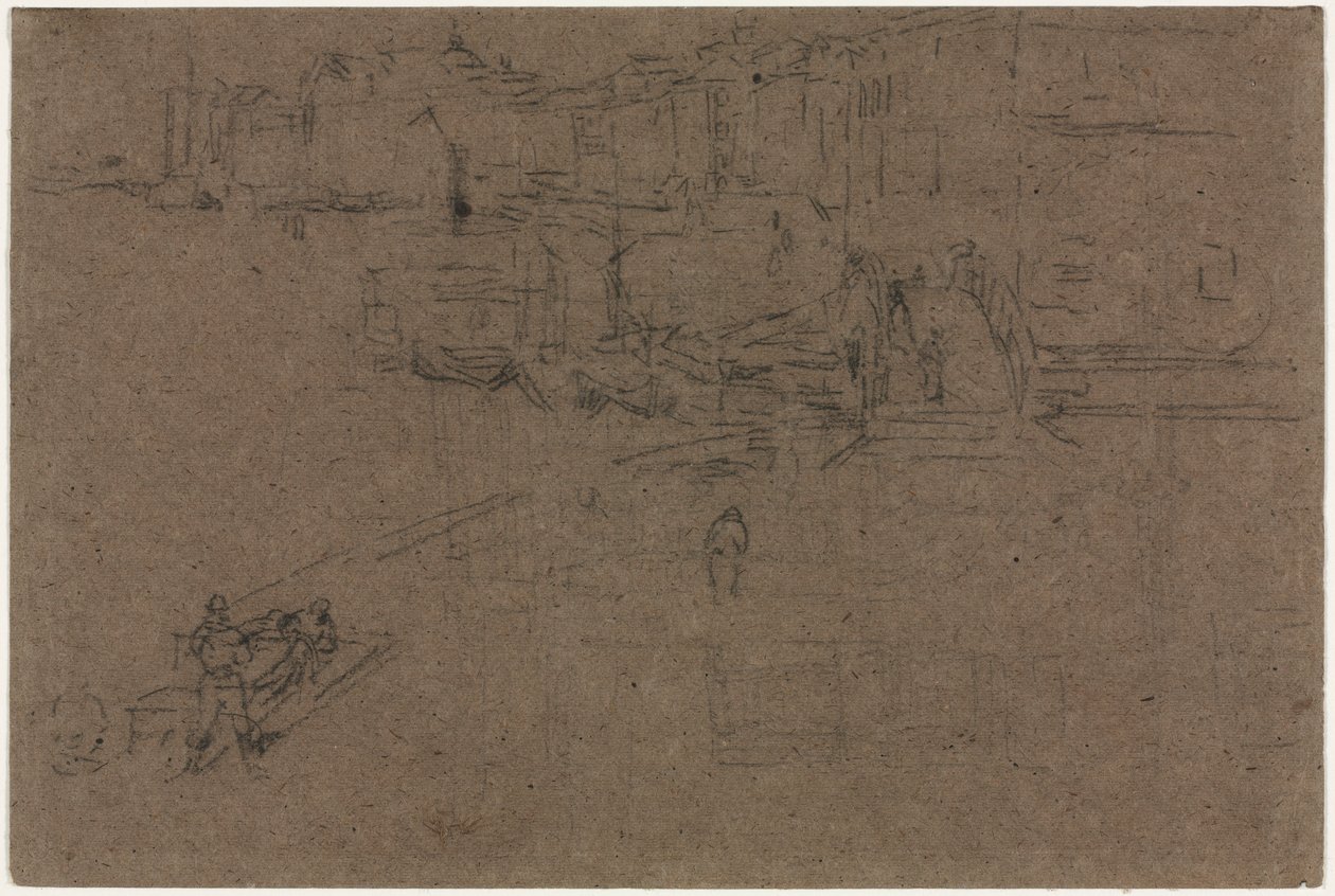 The Riva, Venice by James Abbott McNeill Whistler