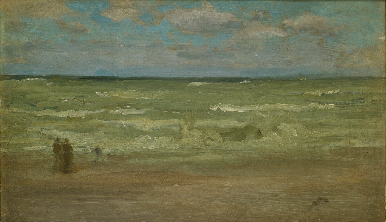 The Shore, Pourville by James Abbott McNeill Whistler
