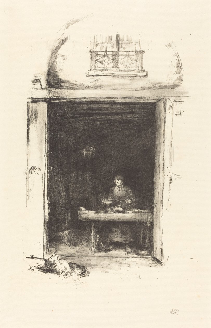 The Smith, Passage du Dragon by James Abbott McNeill Whistler
