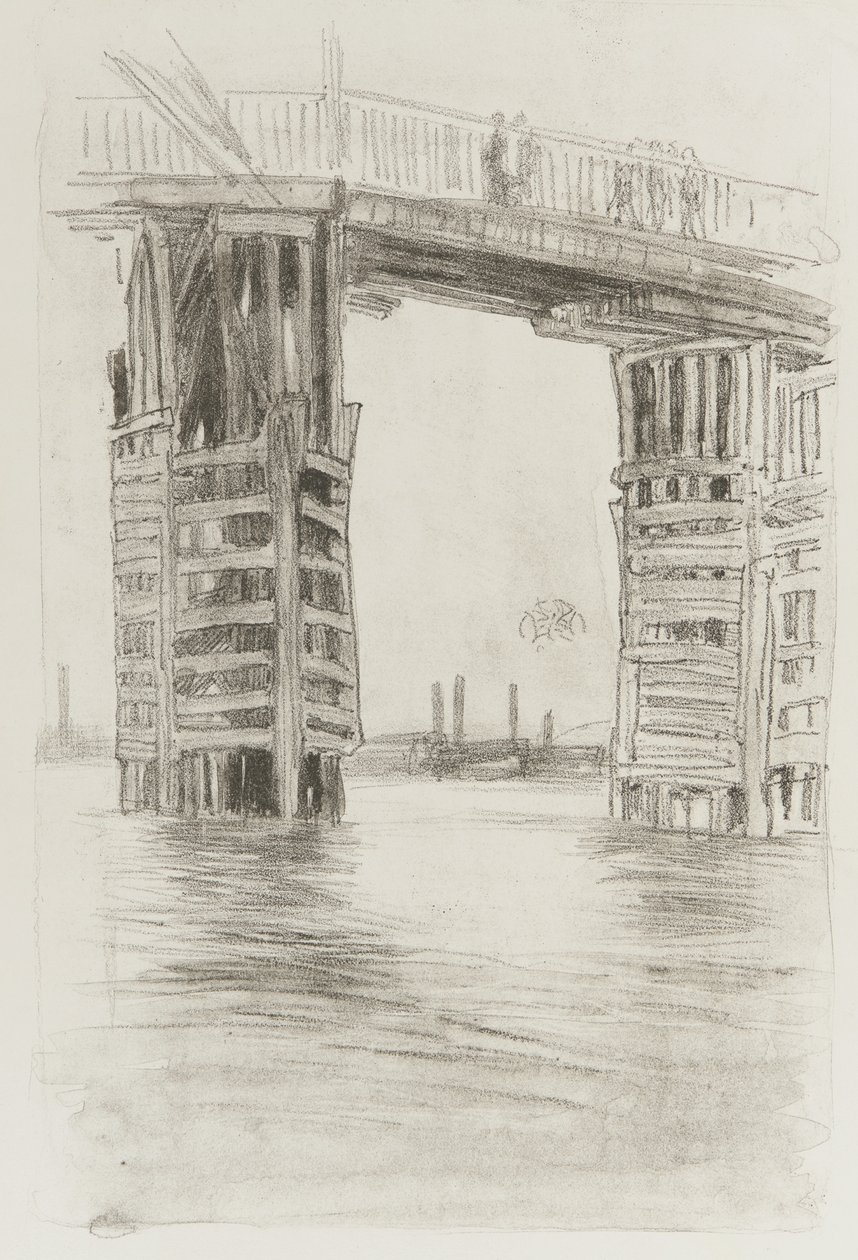 The Tall Bridge by James Abbott McNeill Whistler