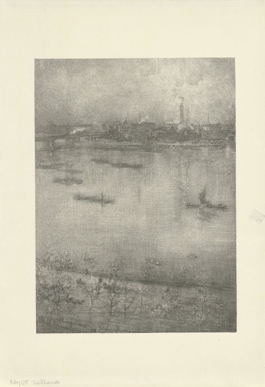 The Thames by James Abbott McNeill Whistler