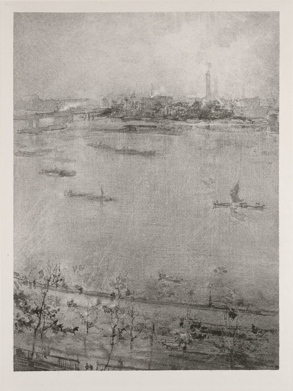 The Thames by James Abbott McNeill Whistler