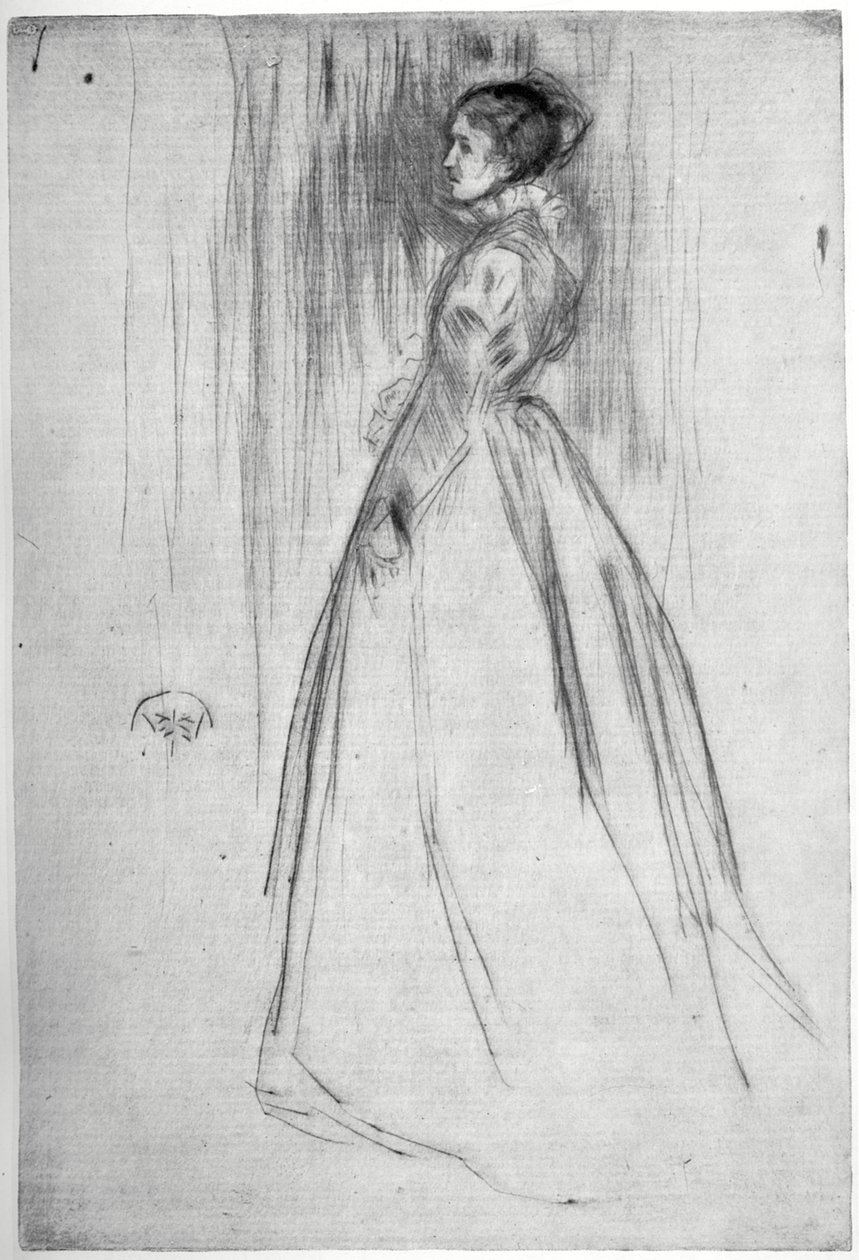 The Velvet Dress by James Abbott McNeill Whistler