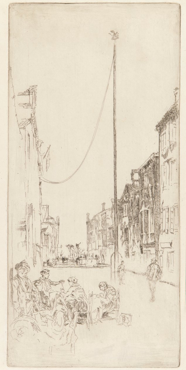 The Venetian Mast, 1879-1880 by James Abbott McNeill Whistler