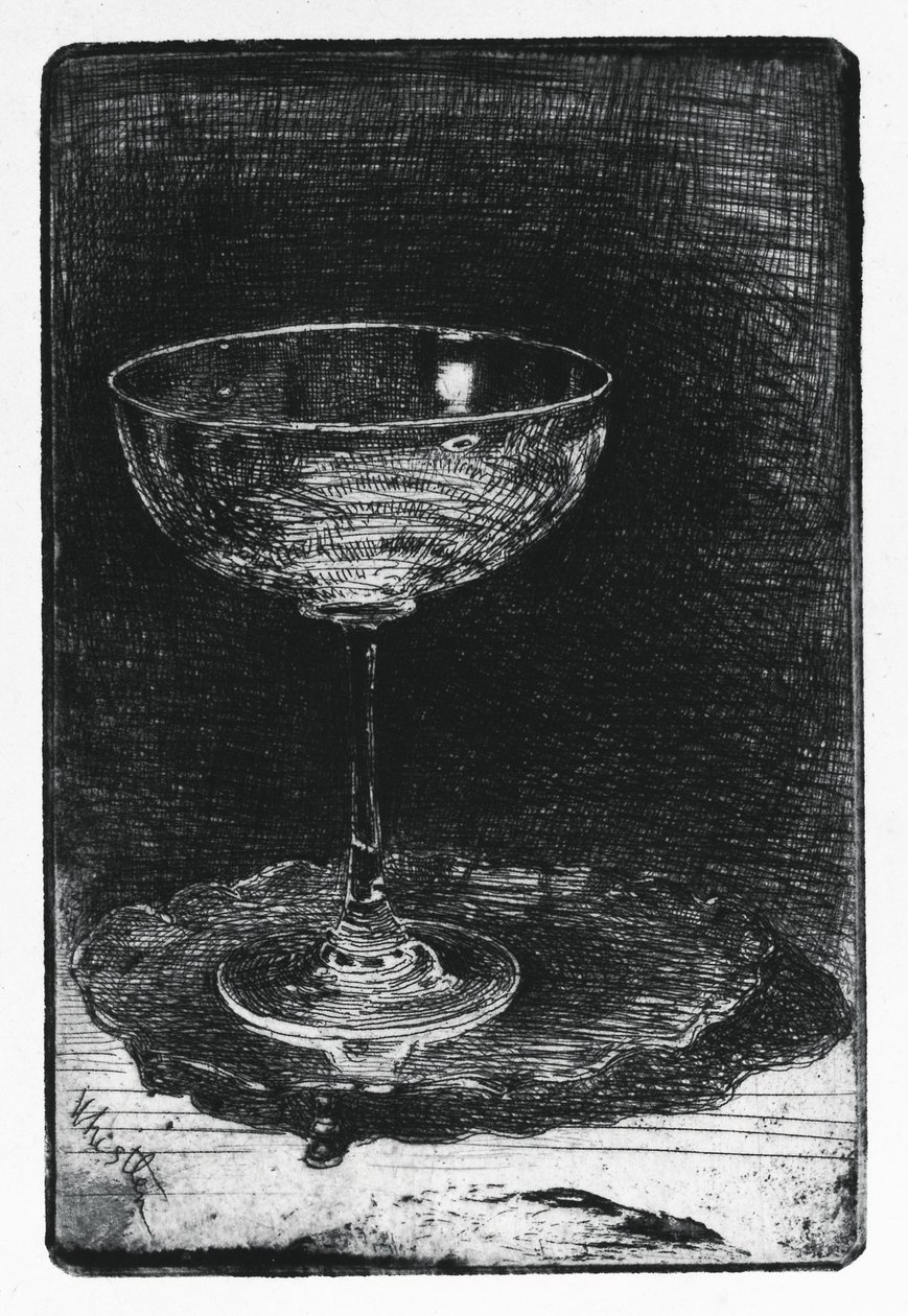 The Wine Glass by James Abbott McNeill Whistler