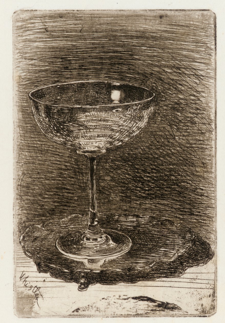 The Wine Glass by James Abbott McNeill Whistler