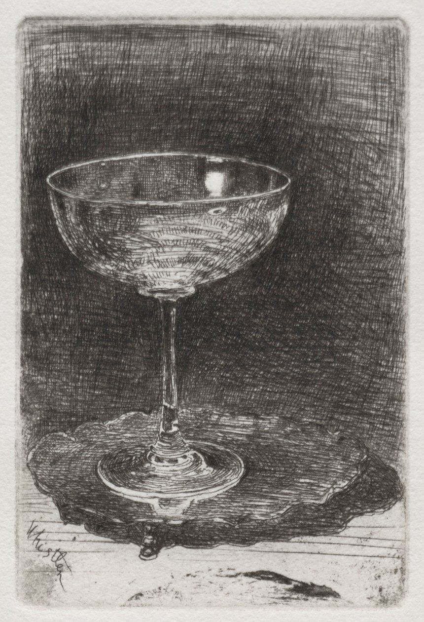 The Wine Glass by James Abbott McNeill Whistler