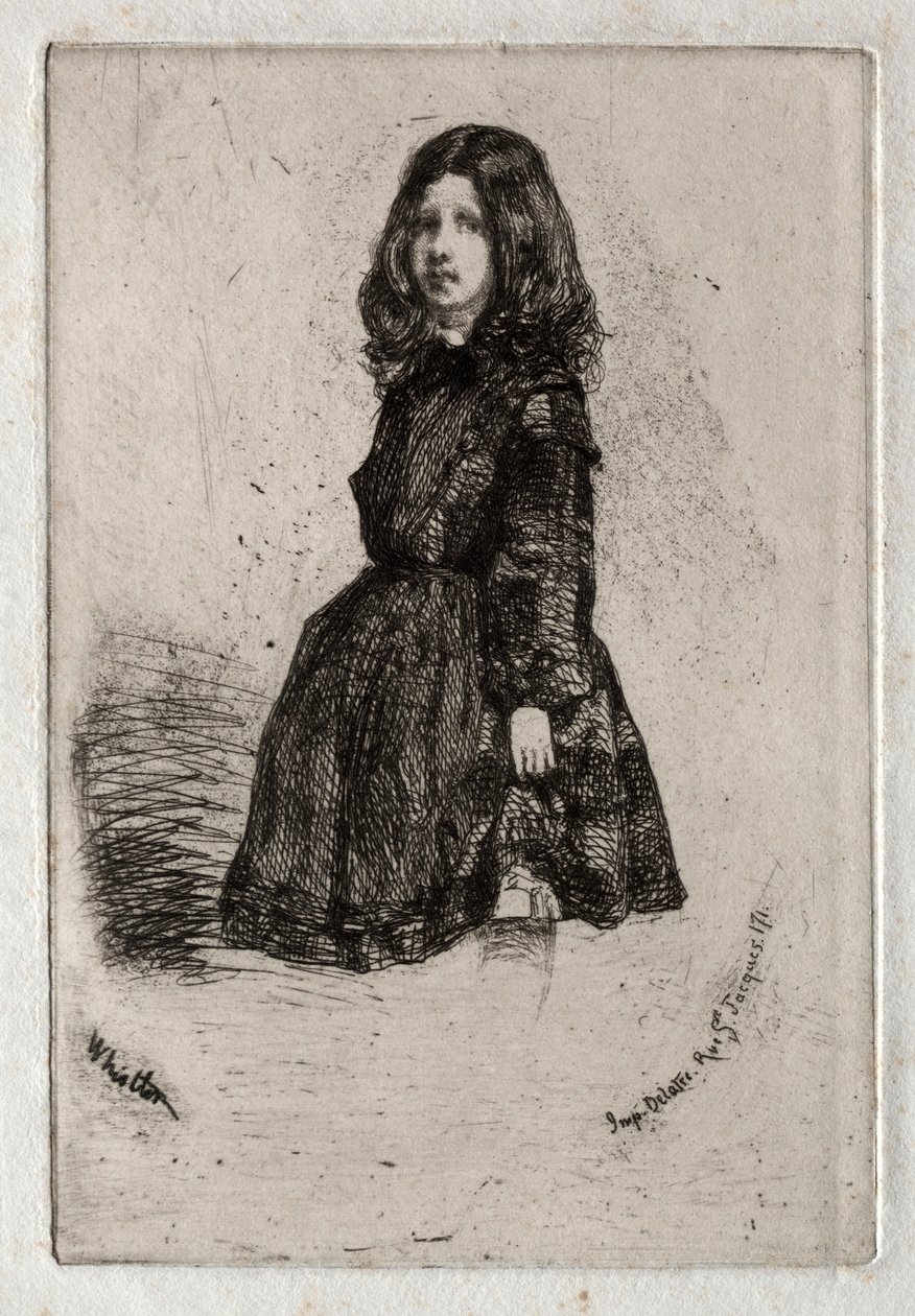 Twelve Etchings from Nature: Annie, 1858 by James Abbott McNeill Whistler
