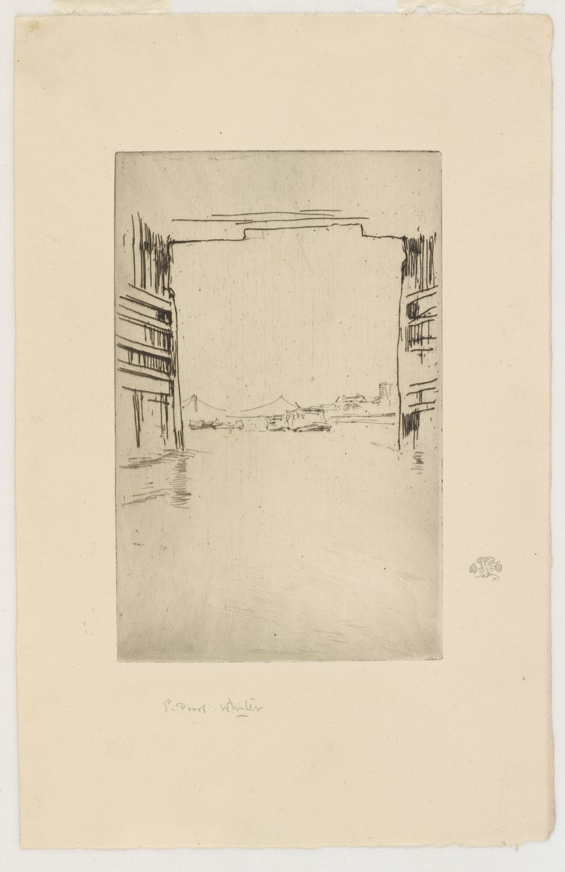 Under Old Battersea Bridge by James Abbott McNeill Whistler