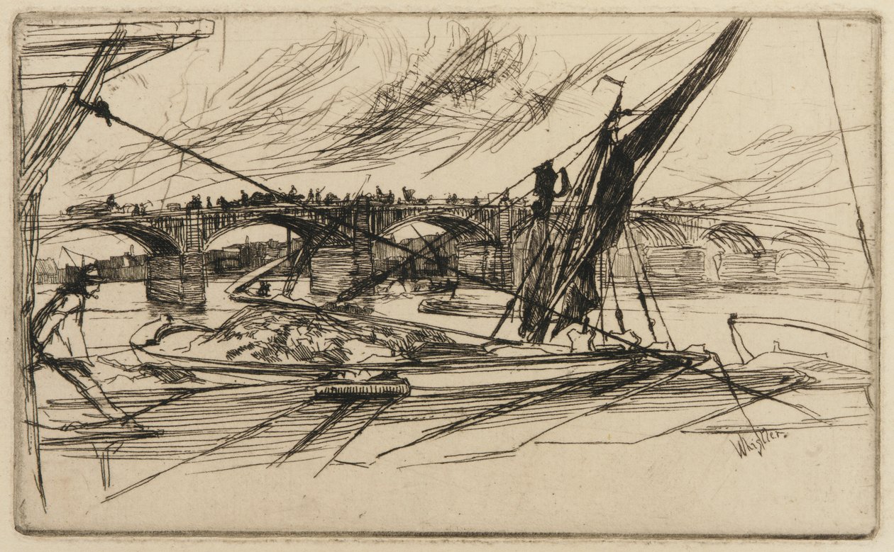 Vauxhall Bridge by James Abbott McNeill Whistler