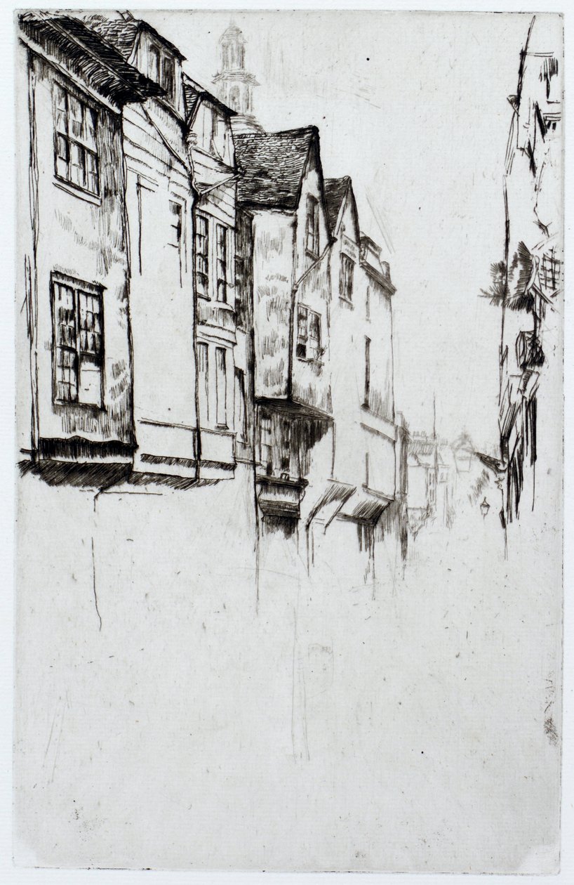 Wych Street by James Abbott McNeill Whistler
