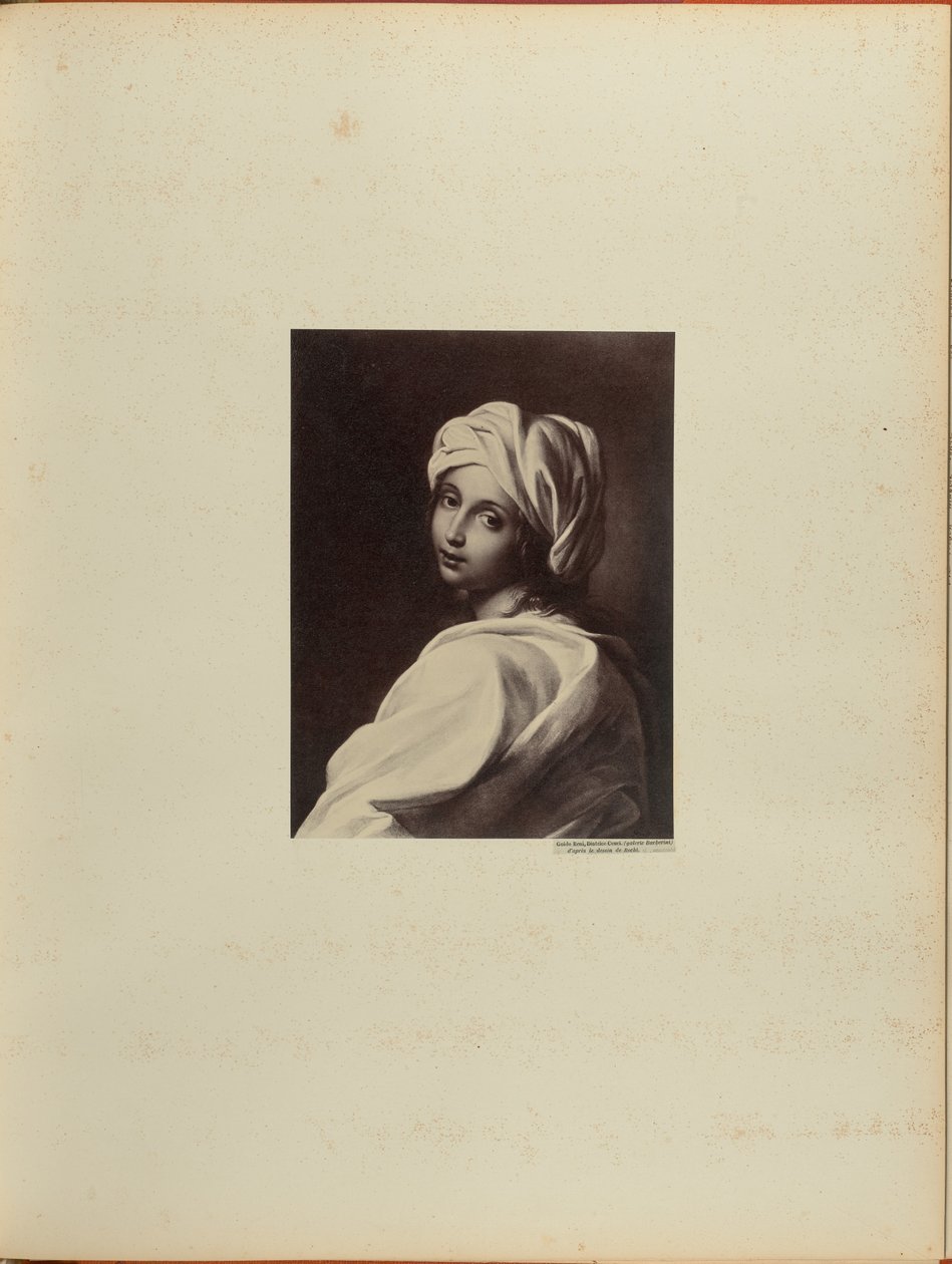 Guido Reni, Beatrice Cenci. (Barberini Gallery) after Rocchi's drawing