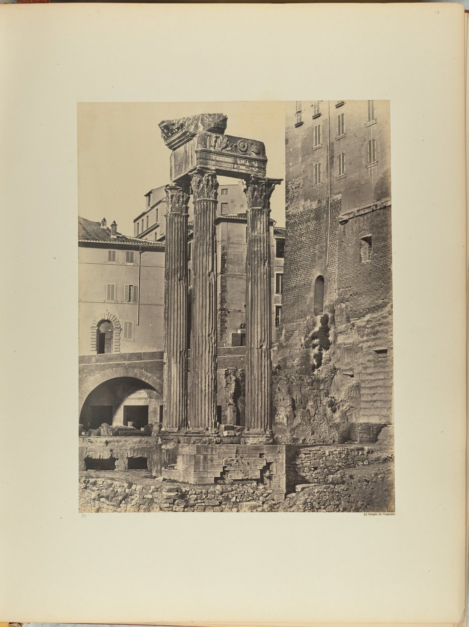 The Temple of Vespasian by James Anderson