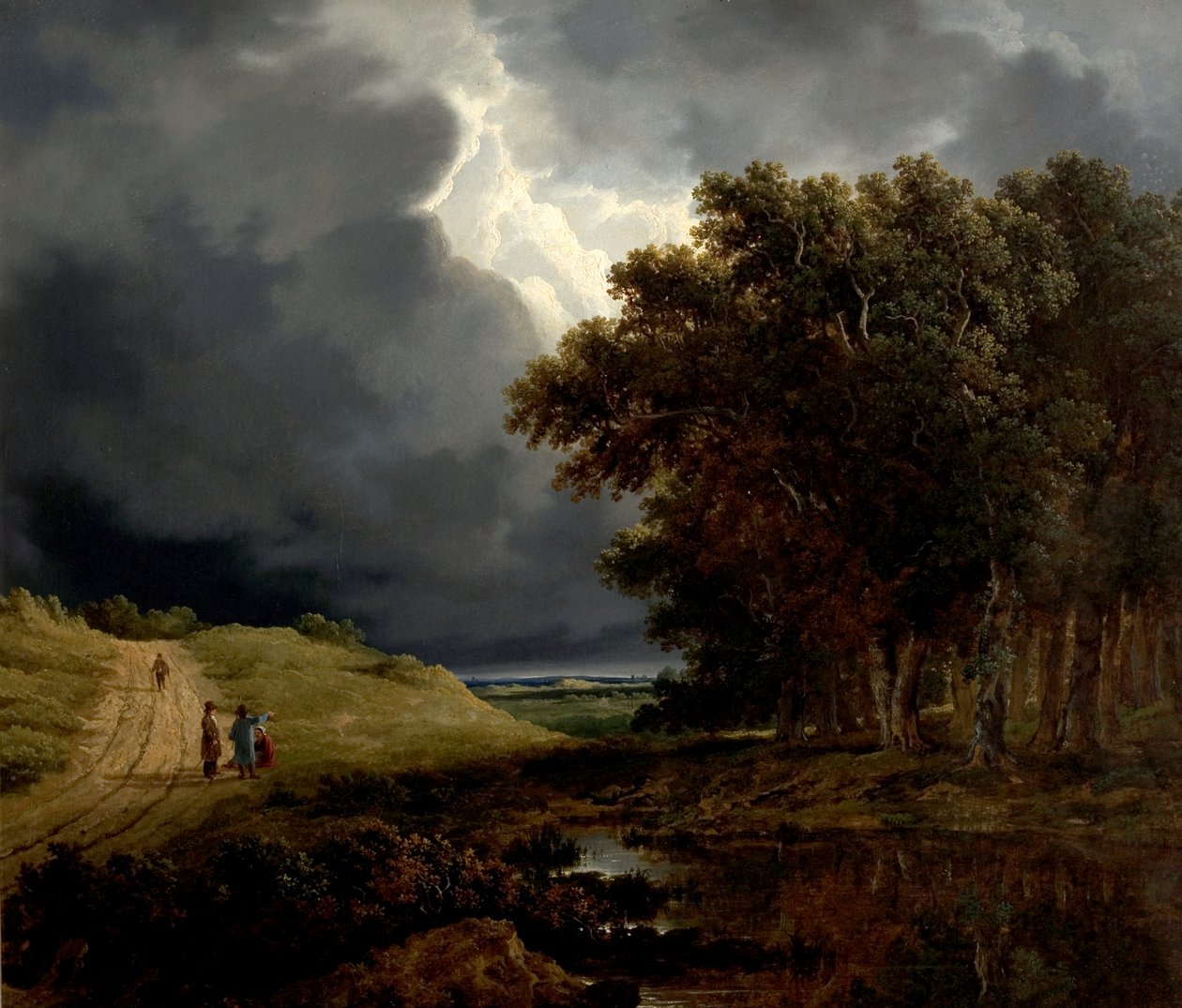The Edge of a Forest, Storm Coming On, 1826 by James Arthur OConnor