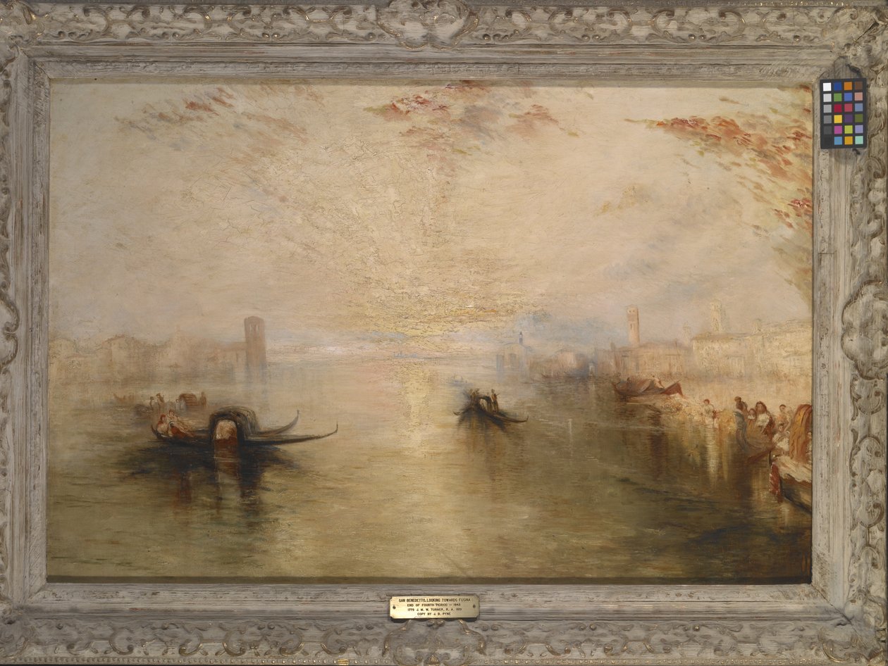 San Benedetto Looking Toward Fusina (After Turner) by James Baker Pyne