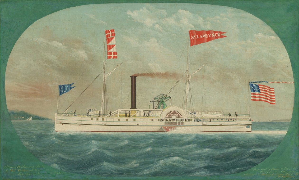 Steamer "St. Lawrence" by James Bard