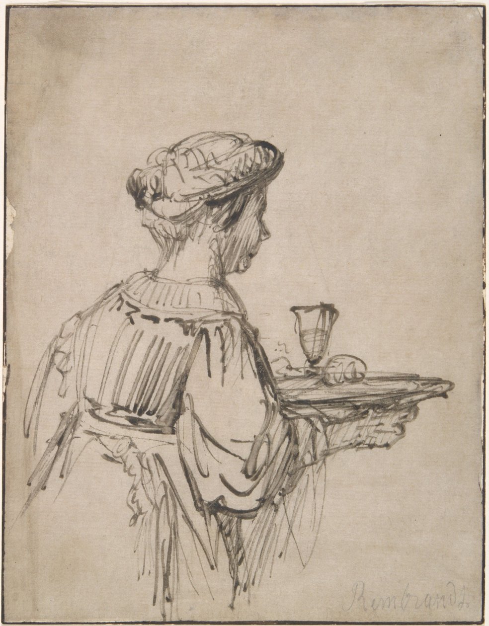 Woman with Tray by James Barry