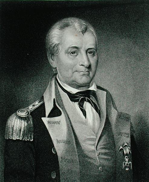 General Lachlan McIntosh, engraved by Henry Hoppner Meyer by James Barton (after) Longacre
