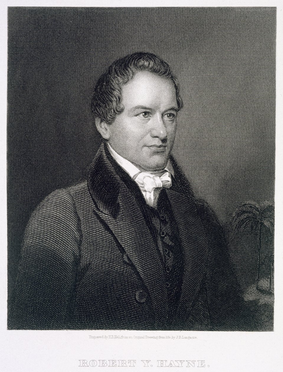 Robert Young Hayne engraved by Henry Bryan Hall by James Barton Longacre