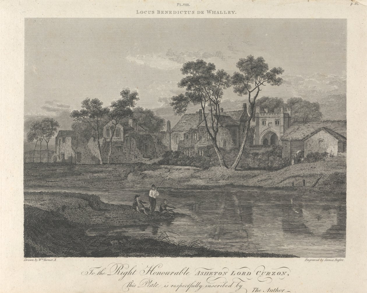 Whalley Abbey (nearer view) by James Basire