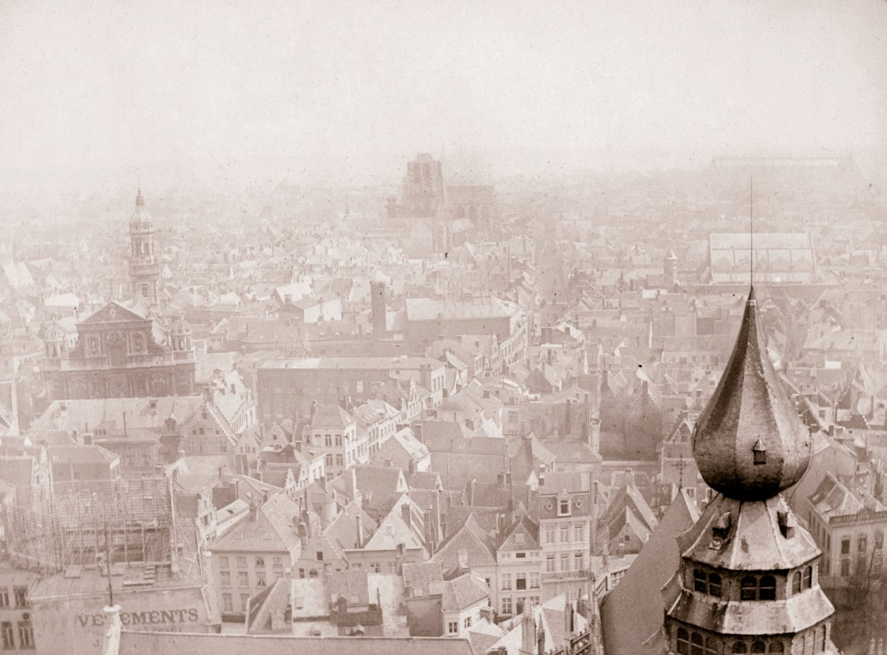Antwerp Skyline, 1898 by James Batkin: Buy fine art prints