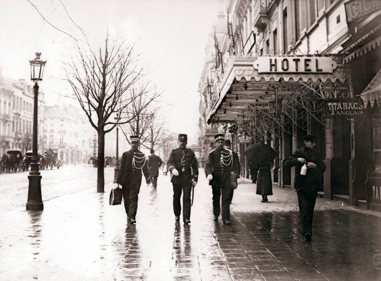 Guards on the Street, Brussels by James Batkin