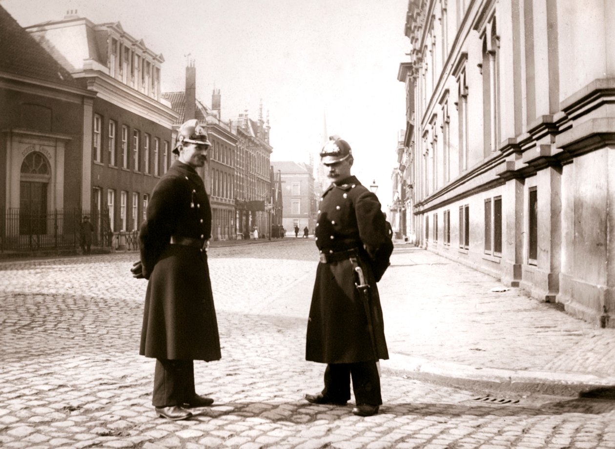Policemen, Rotterdam, 1898 by James Batkin