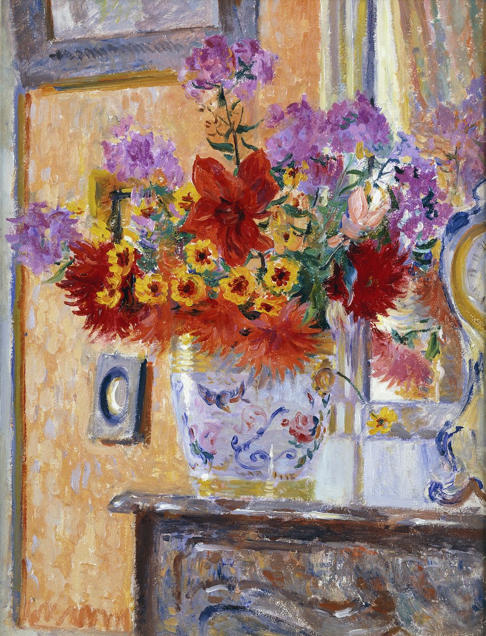 Flowers in the Salon, Chateau de Nanteuil by James Bolivar Manson